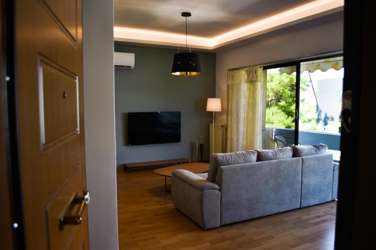 Βright Walled Designed Apt In Glyfada Center Athen Eksteriør bilde