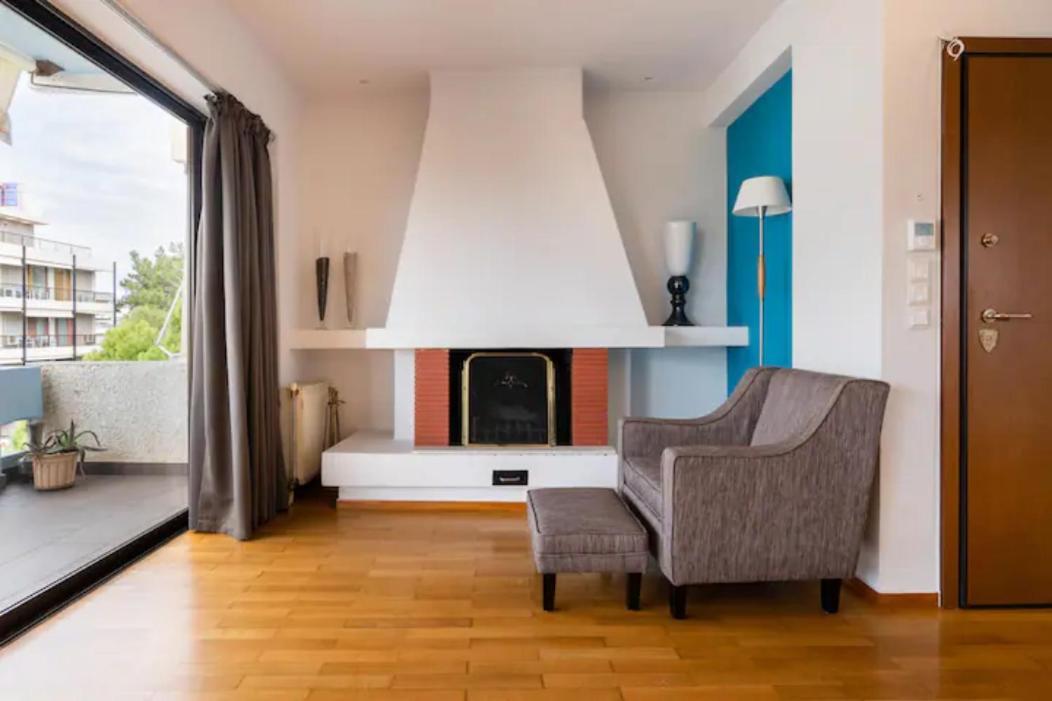 Βright Walled Designed Apt In Glyfada Center Athen Eksteriør bilde